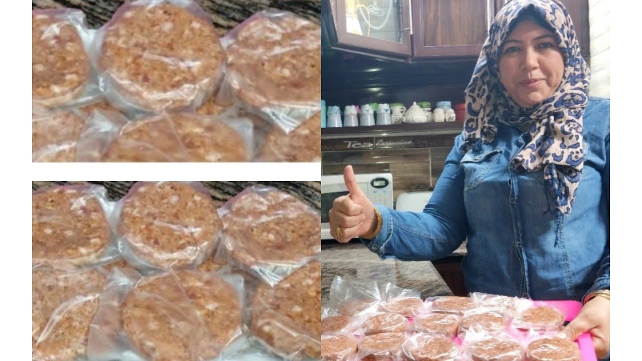 البرجر الاقتصادي بربع مفروم اعملي اكبر كميه برجر المصانع والجزارين وكانك بتاكلي لحم صافي