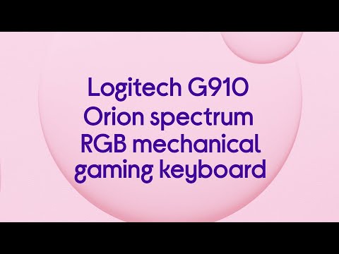 Logitech G910 Orion Spectrum RGB Mechanical Gaming Keyboard - Product Overview
