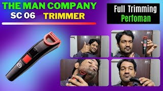 How To Trim Like A Pro By The Mans Company SC 06 Trimmer Usages | Trimmer Under 500 rs | SC 06