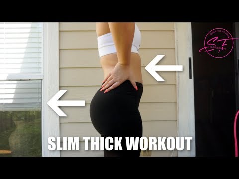 SLIM THICK at home workout routine + attire (FT. SLAYNETIKS) 