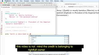 value in associative array in php