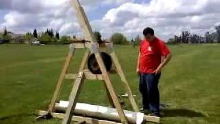 Trebuchet Test Launch 7