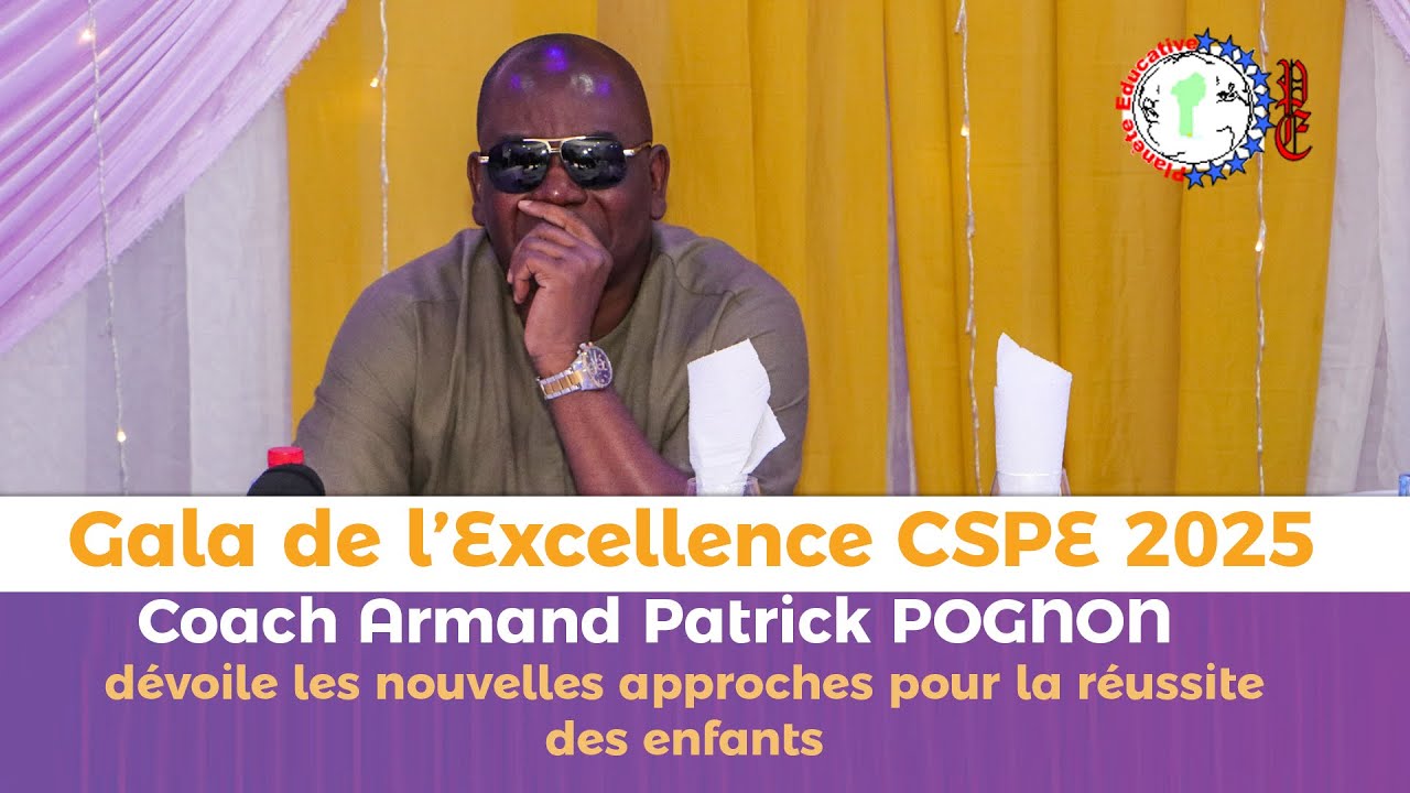 Coach Armand POGNON au Gala de l'Excellence CSPE 2025