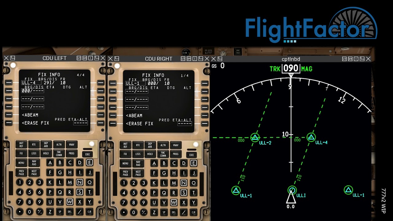 もふこページ 777V2 WIP - playing with fix info page - YouTube