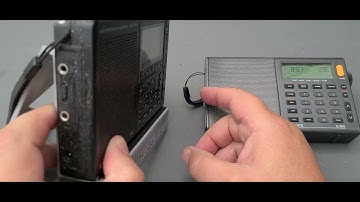 Using Grundig G5 VS XHDATA D808 for the evening Analog PLL against DSP portable receiver