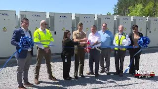 Camp Lejeune celebrates having the largest battery in the state