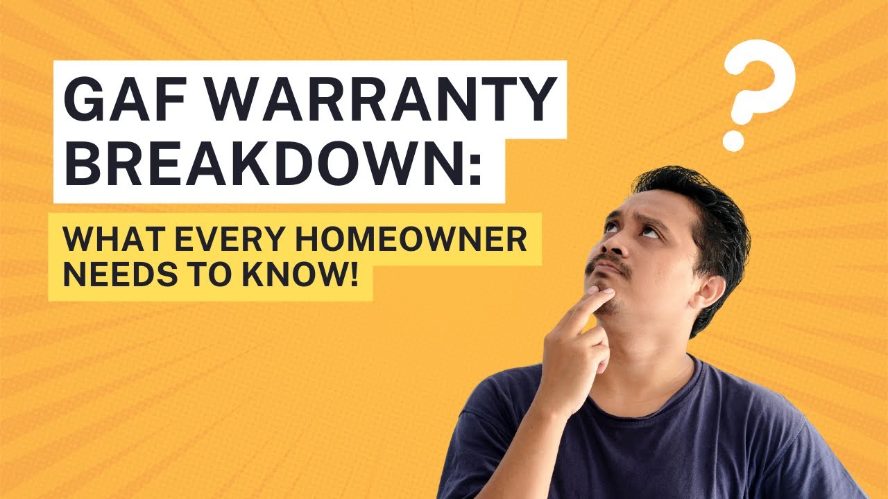 GAF's complete guide to warranties