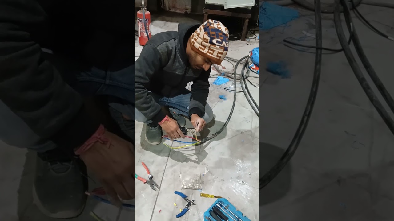 क्रिंपिंग से लग लगाया जा रहा है