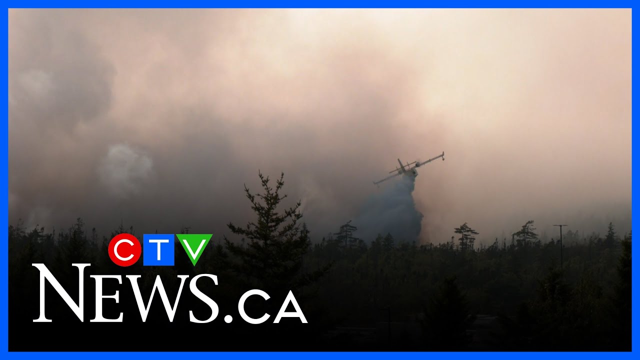 Crews battle wildfire in Halifax