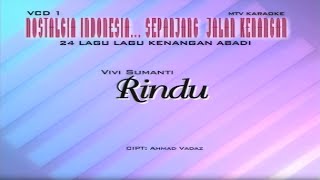 Vivi Sumanti - Rindu ( Karaoke Video)