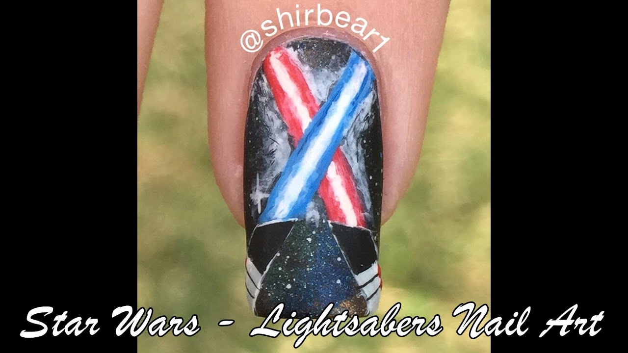 Lightsaber Nail Art - wide 6