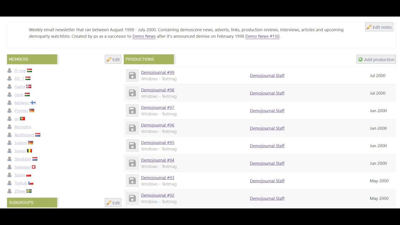 Vlog | Adding Demojournal to Demozoo