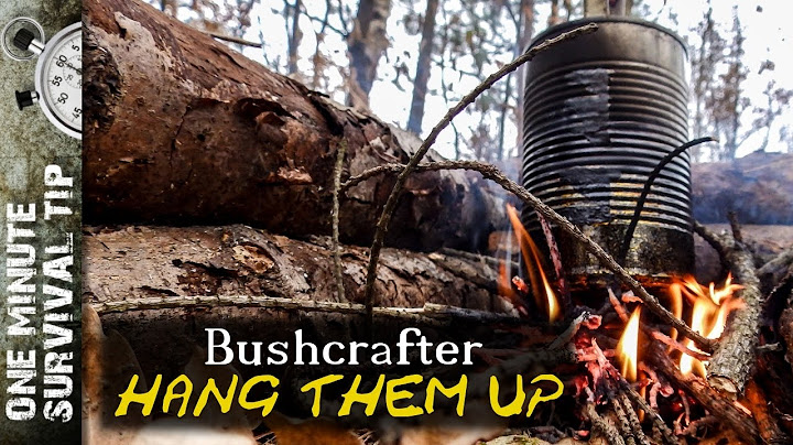 Bushcraft Hack: Hang Cans & Cups Over Fire (NO Gear Needed!) | Survival & Camping Cooking Tip