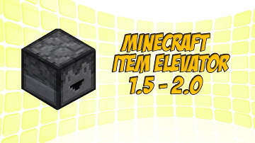 Minecraft Item Elevator Using Droppers + Tutorial