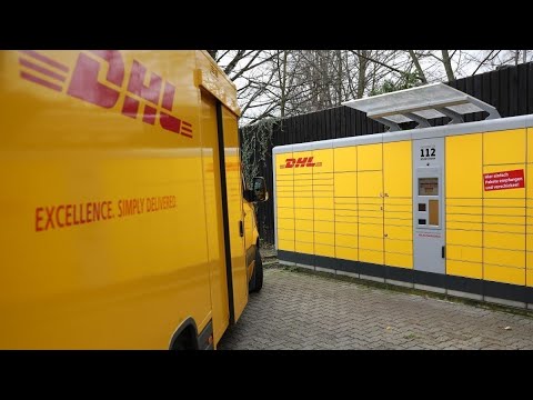 DHL Packstation Paket abholen - How to collect Courier from DHL Packstation Germany