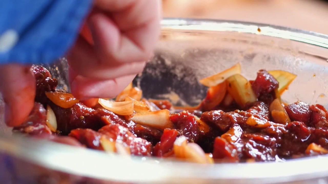 Trockenfleisch selber machen Beef Jerky Biltong Keto Rezept im