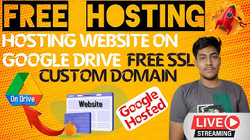 Hosting Website On Google Drive With Custom Domain With SSL Fast Loading Speed. Website Drive To Web
