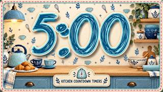 5 Minute Kitchen Timer | Kitchen count down Timer with Relaxing Lofi Music