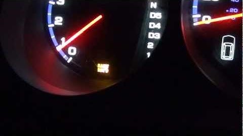 How to reset Maintenance Required light 2001-2006 Acura MDX