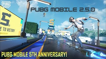 PUBG MOBILE  NEW UPDATE| 5th Anniversary Update Patch Notes