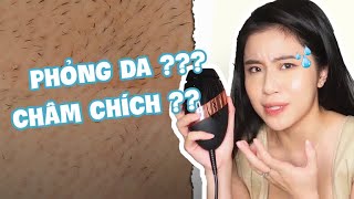 TRIỆT LÔNG TẠI NHÀ 😱 ,  DƯỠNG DA BODY TRẮNG MỊN ??? 🤔 [VOUCHER500K] | Quỳnh Thi |