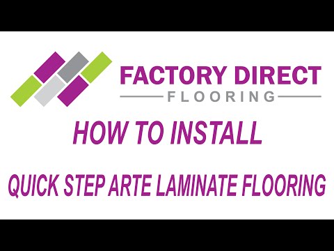 Vídeo: Unilin Flooring. Laminat Quick Step Arte