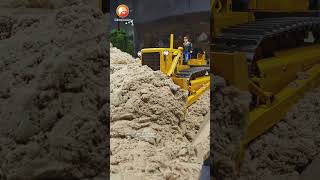 1/14 RC hydraulic bulldozer D7, loader MCL8 and off-road truck U4023 work perfectly!#rc #rchobby