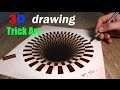 Drawing 3D Hole - Amazing optical illusion