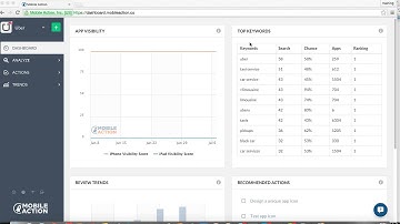 Mobile Action- App Store Intelligence Tool- Top Keywords