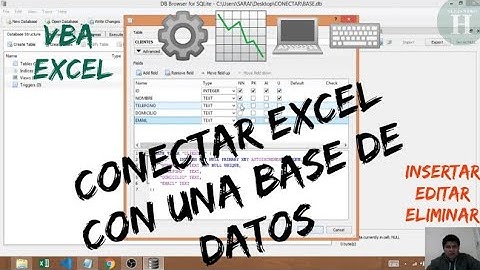 ¿ Cómo conectar una base de datos con Excel? VBA - SQLite3
