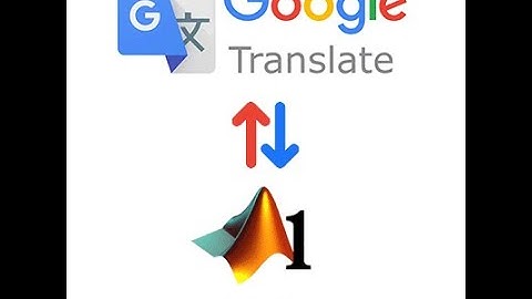 Google Translate in MATLAB