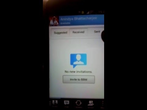 BBM BlackBerry Messenger Android Mobile Application - How to send Free SMS via BBM