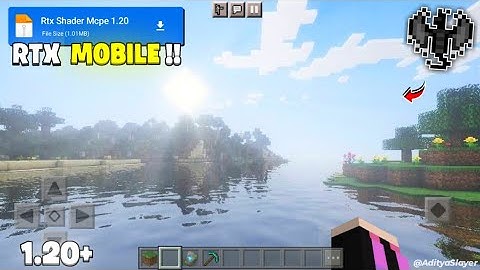 Rtx Shader for Minecraft Pocket Edition - 1.20 😎 | Render Dragon [ 100% Working ]