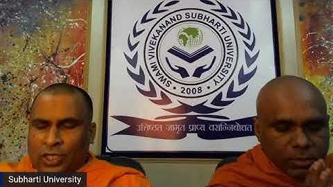 SUBHARTI UNIVERSITY ONLINE LECTURE - 25 JANUARY 2021