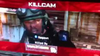 Cod sticky grenade in the face