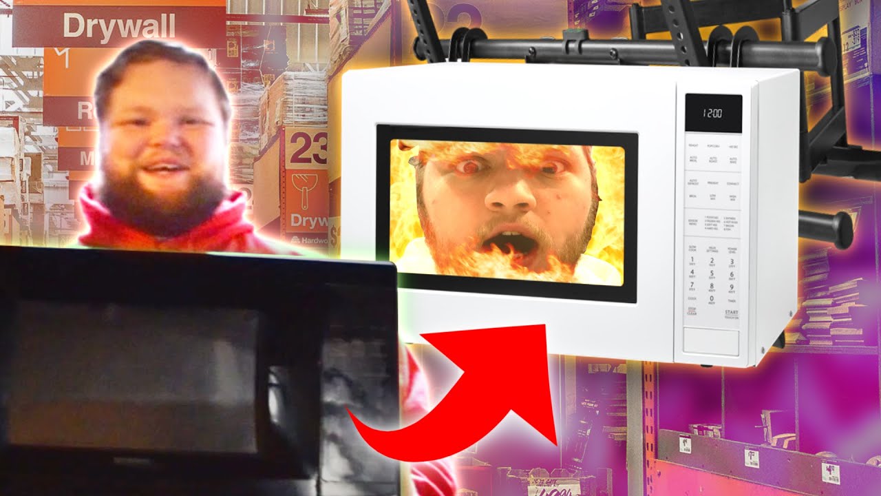 Project Dad Mounts a Microwave (on a TV mount...)