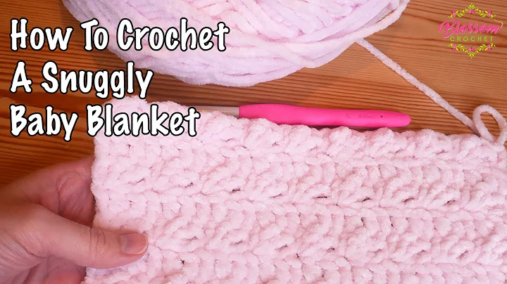 Crochet A Chenille Baby Blanket for Beginners!