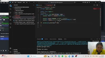 Tugas 3 Algoritma dan Pemrograman | Membuat Program Sederhana menggunakan Operator, IF dan Array
