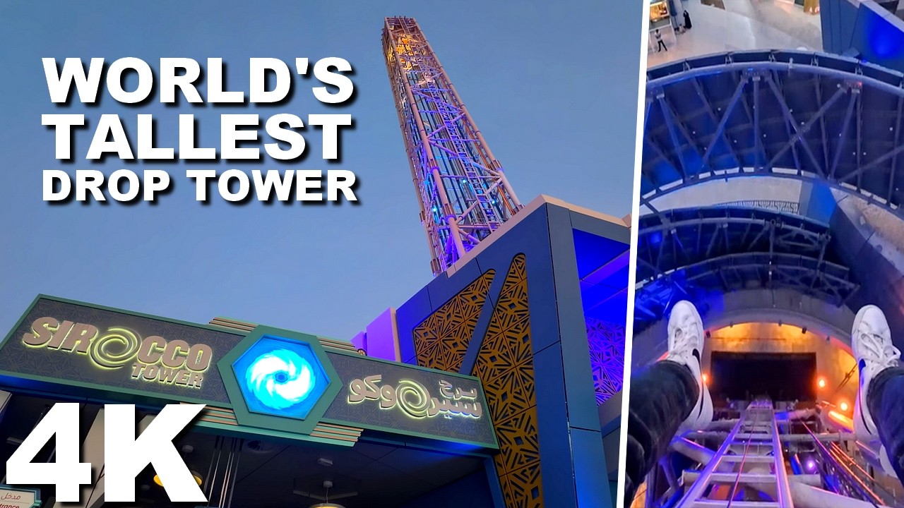 Sirocco Tower [On-Ride 4K POV] - Six Flags Qiddiya City