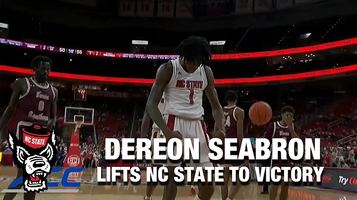 Dereon Seabron's Double-Double Lifts NC State To V...
