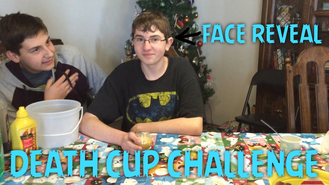 DEATH CUP CHALLENGE!!! │Face Reveal w/ Zach - YouTube