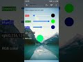 Change background RGB color using html input range slider value using Html CSS and JavaScript