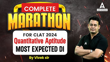 CLAT 2024 | Quantitative Aptitude Most Expected DI | CLAT Preparation 2024