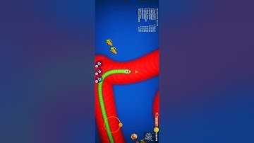 Worms Zone io Hungry Snake Game No death mod apk gameplay video