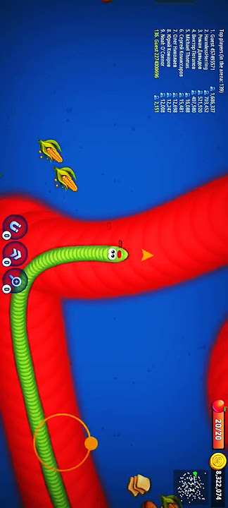 Worms Zone io Hungry Snake Game No death mod apk gameplay video