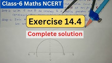 Class 6 Maths NCERT Exercise 14.4 Full solved | Chapter 14 Practical Geometry