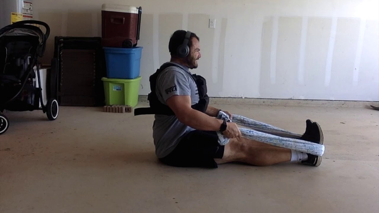 Towel Seated Row ISO Hold