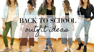 5 days of Outfits for School / College | Quick, Simple & Stylish Outfit Ideas 2017 + Giveaway!