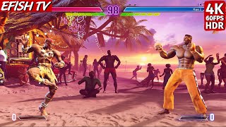 Dhalsim Vs Dee Jay Hardest Ai - Street Fighter 6 4K 60Fps Hdr