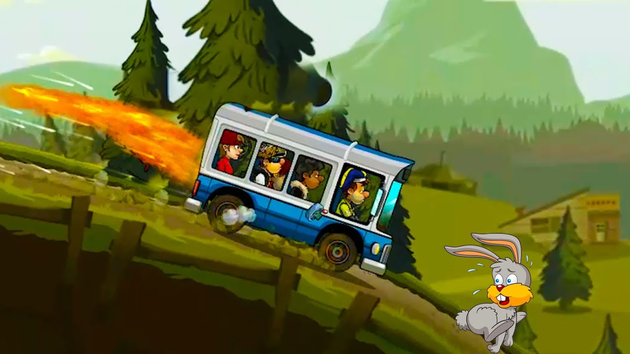 Hill Climb Racing 2 - Chasing a rabbit - YouTube